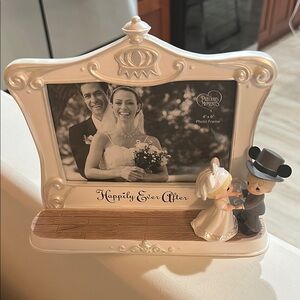 Precious Moments Happily Ever After Photo Frame - Cream and Tan